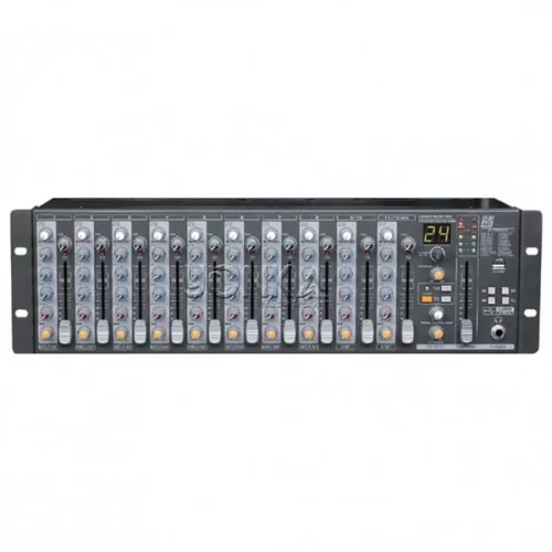 Spekon Rack-8U 12 İnput 8 Mono 2 Stereo Rack Tipi Ses Mixeri Efekli Usb Li