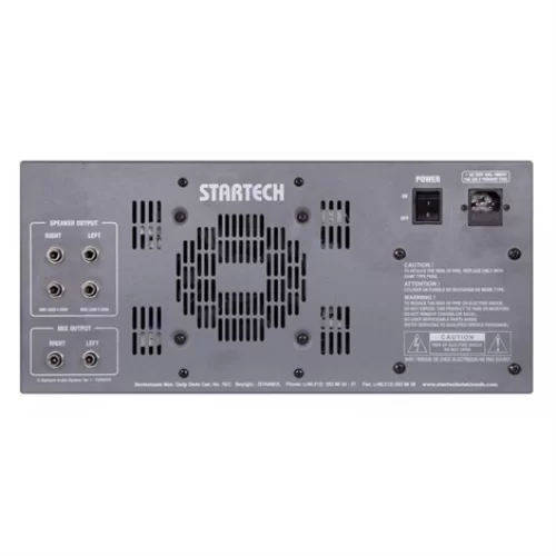 Startech Safir S6/800/100V USB 6 Kanal Mixer-Ampli 2x400W/4-ohm/100V