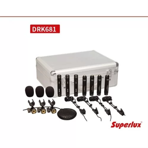 Superlux DRK681 7 Parça Drum Set