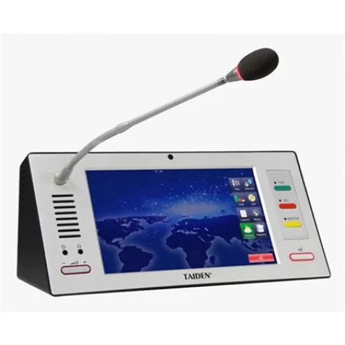 TAIDEN HCS-8338BDE Delegate Multimedia Congress Terminal (10 1280x800 LCD, champagne panel + black base)