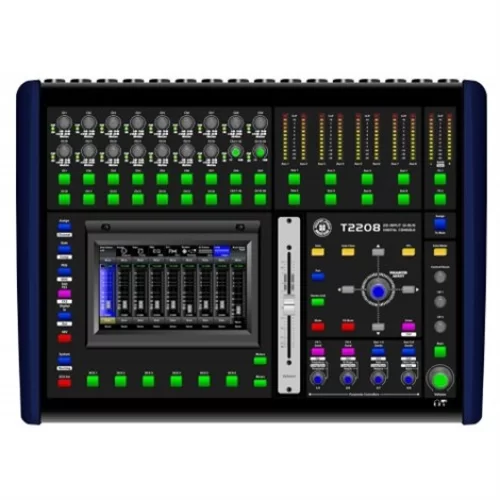 TOPP PRO T2208 Dijital Mikser, 22 Input, , 16 XLR, 4 Line, Ipad Kontrol