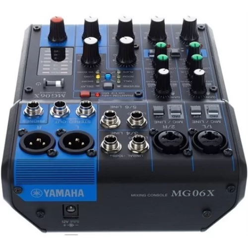 Yamaha MG06X 6 İnput Mixer, Spx Efekt, +48V