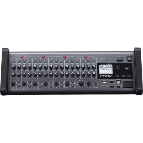 Zoom LiveTrak L-20R Rack Mountable 20-Kanal Dijital Mikser