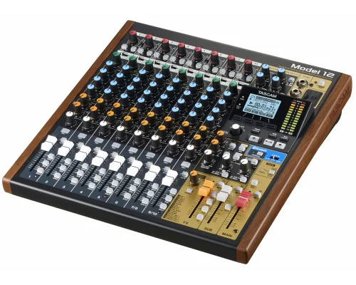 Tascam MODEL 12 10-Kanal Analog Mikser With 12-Track Dijital Kaydedici