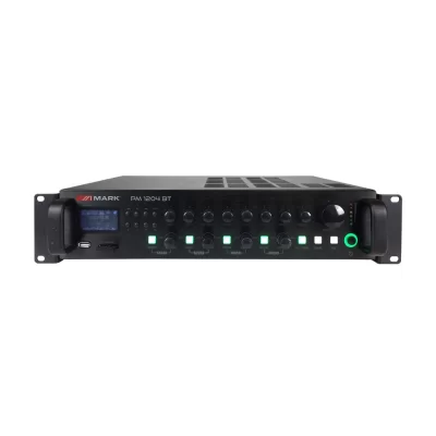 Work PM 1204BT 4-zone Mixer-Ampli 120W/100V USB,-MP3, FM Radyo, Bluetooth