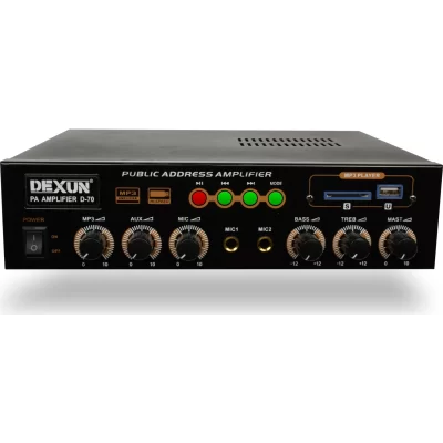 DEXUN D-70 100V Mixer-Ampli