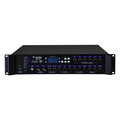 WESTA WM-2350U 350W/100V Mixer-Ampli 6-zone Usb/Sd/Mp3 Player, IOS, Android APP Control