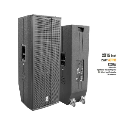 M-VOICE T2151A/HP 2x15” 1600-watt Aktif Kabin / P.AUDIO