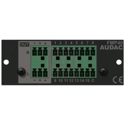 AUDAC FMP40 Ses Dosyası Arayüz Ve Oynatıcı Modül, Xmp44 İle Kullanılır