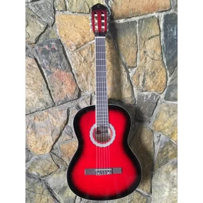 Castilla Elektro Klasik Gitar, Kırmızı-Siyah (XFP41-11C/LC5-RB)