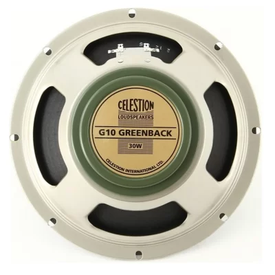 Celestion G10 GREENBACK 8 Ohm Celestion G10 Greenback 10 Bas-Mid Gitar Hoparlörü, 30 Watt Rms, 95 Hz-5500Hz