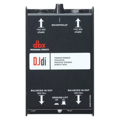DBX DJDI 2 Kanal Pasif Direct Box