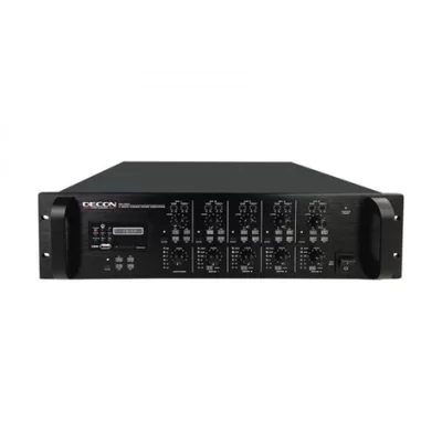 Decon DP-100T 100W/100V 5-zone Mixer-Ampli, SD/USB/2 Line,1 Mik