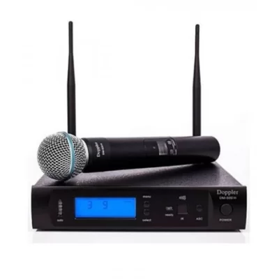 DOPPLER DM-600H El Tipi Profesyonel Dijital Telsiz Mikrofon Seti, 6X16 Kanal Ir