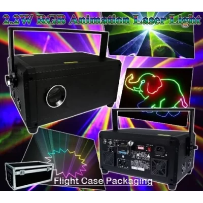 Eclips RAINBOW 2000 2 Watt 7 Renk Yazı Ve Animasyon Lazer, Software İle