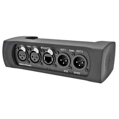 Neutrik NA2-IO-DLINE 2-Kanal XLR Line-Level I/O to Dante Adapter