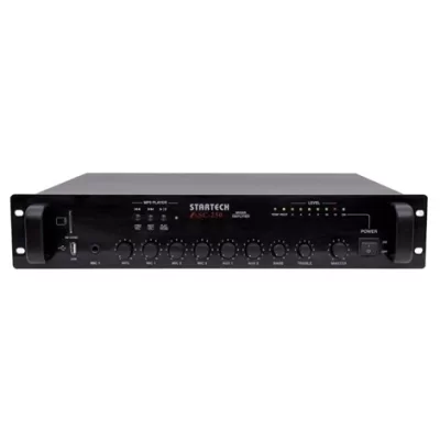 Omcron ASC-250 250W/100V Mixer-Ampli, USB/SD, EMC 24V AC/DC