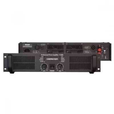 Omcron PT-1600 2x800W/100V Power Amfi, EMC 24V AC/DC