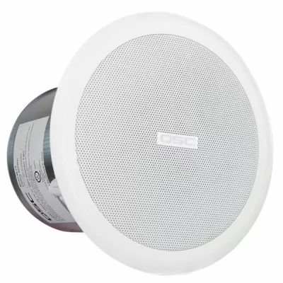QSC AC-C8T 8 Two-way ceiling speaker, 70/100V transformer with 8 Ohm bypass