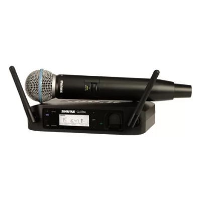 SHURE GLXD24RE/B58 Single Handheld Wireless System With