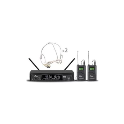 SSP WM602/HH Çift Headset Kablosuz Mikrofon Seti