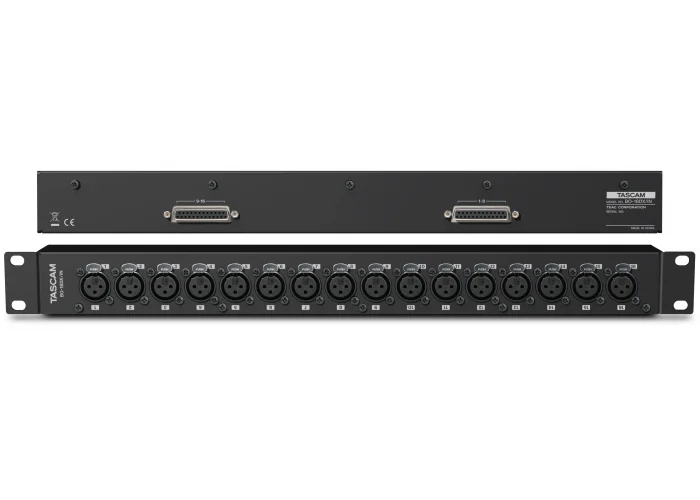 Tascam BO-16DX-IN Breakout Box with 16 Balanced In XLR(F) to 2* SUB-D25