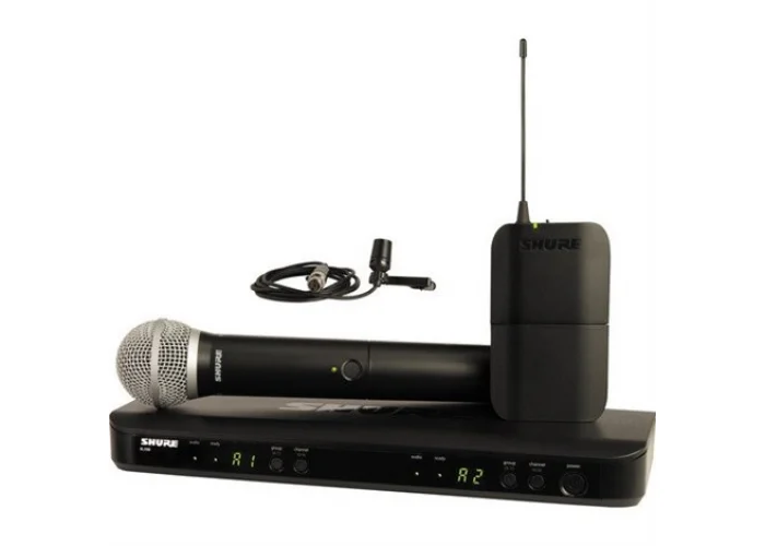 SHURE BLX1288E/CVL El+Yaka İkili Kablosuz Mikrofon Seti PG58+CVL