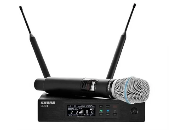 SHURE QLXD24E/B87A Beta El Tipi Kablosuz Mikrofon Seti Supercardioid Capsül