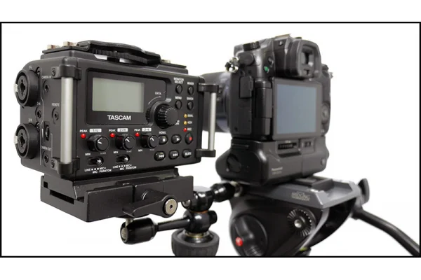 Tascam DR-60DMK2 Prof.Multi-Track Audio-Recorder for DSLR-Cameras
