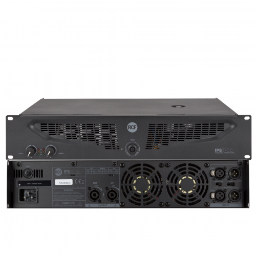 RCF IPS 3700 Power Amplifier, H Class 2x1500W 4-ohm