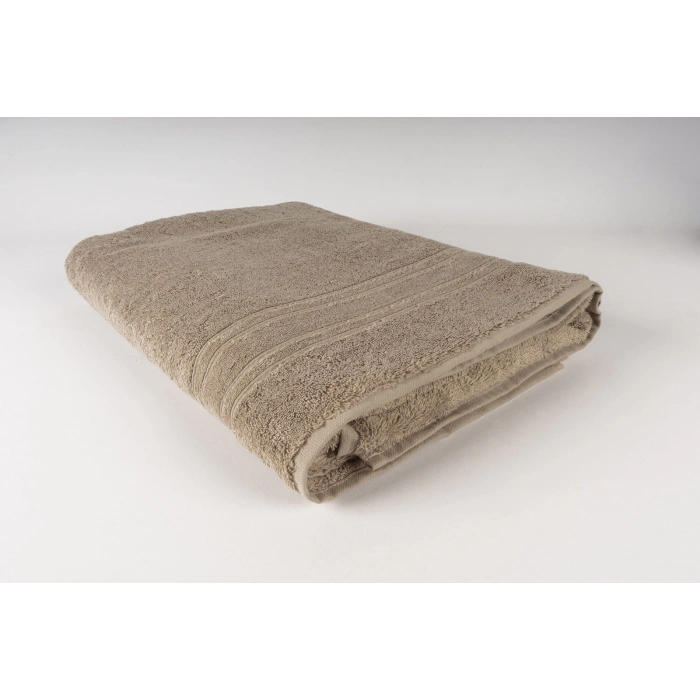 Soft Banyo Havlusu Açık Kahve 100x180 Cm