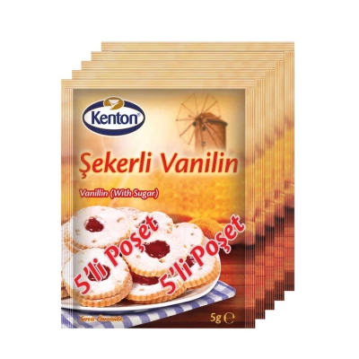 KENTON ŞEKERLİ VANİLİN 5Lİ