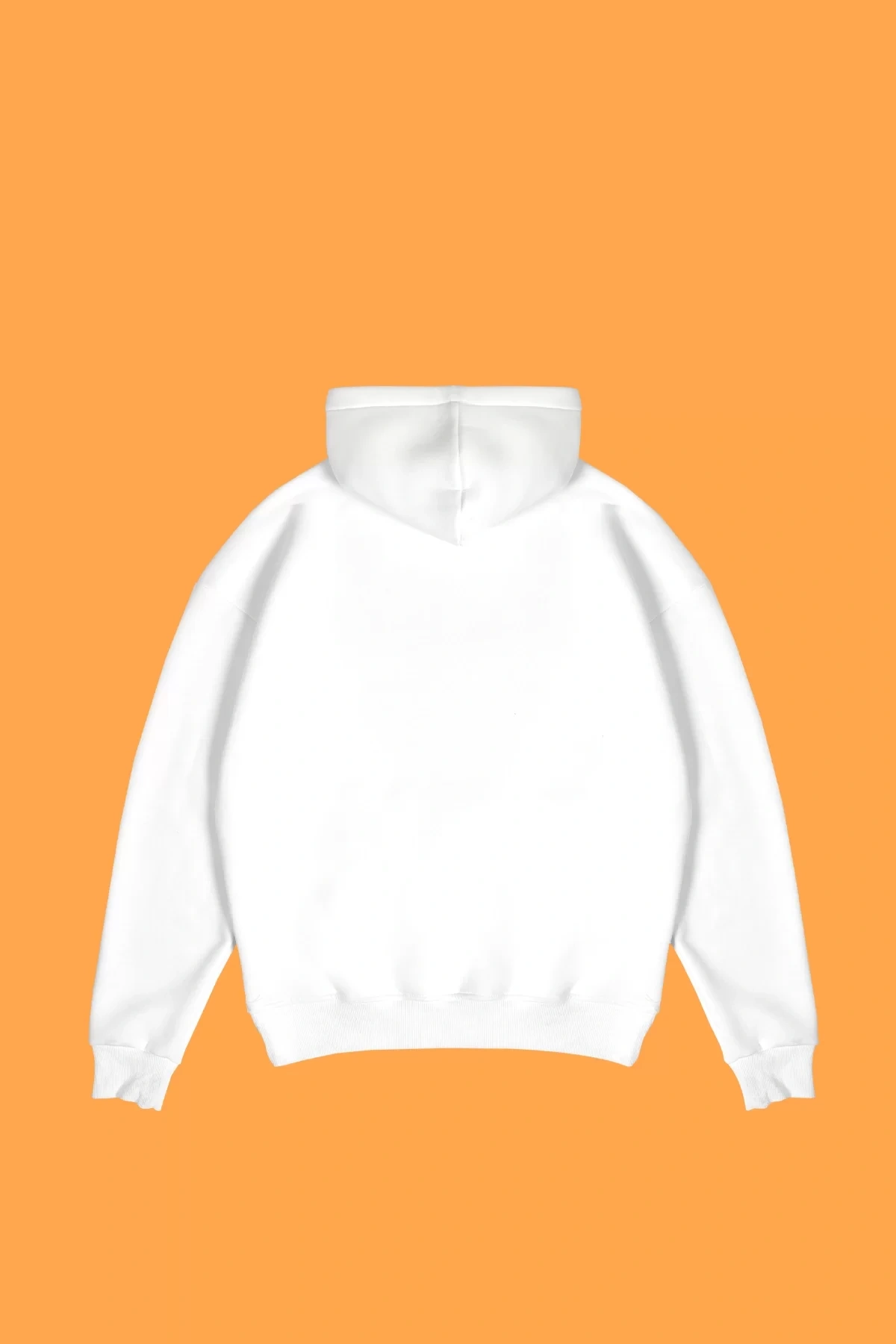 Antidote Baskılı Oversize Unisex Beyaz Hoodie