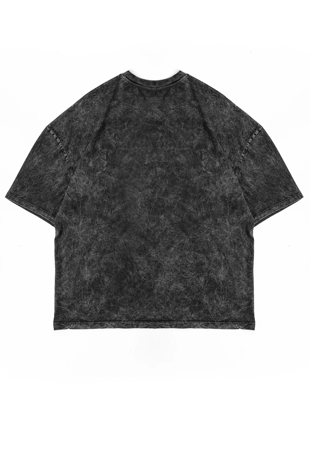 WE BORN Baskılı Yıkamalı Füme Oversize Unisex Tshirt