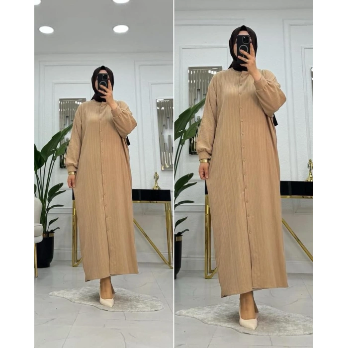 Al Butik | Modern ve Zarif Bürümcük Keten Elbise
