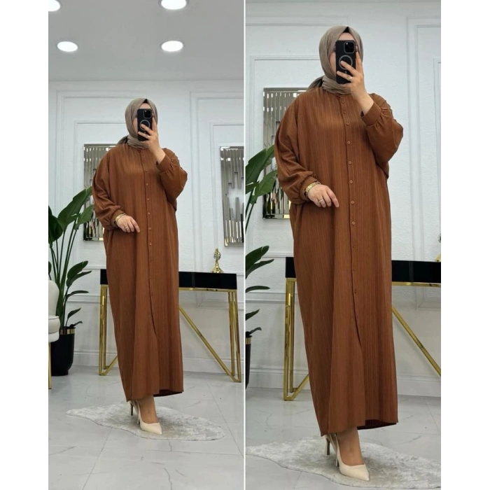 Al Butik | Modern ve Zarif Bürümcük Keten Elbise