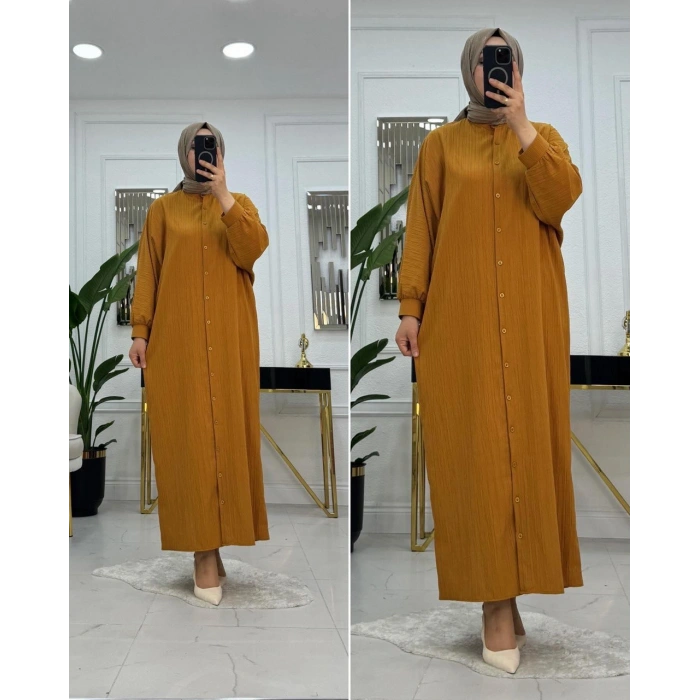 Al Butik | Modern ve Zarif Bürümcük Keten Elbise