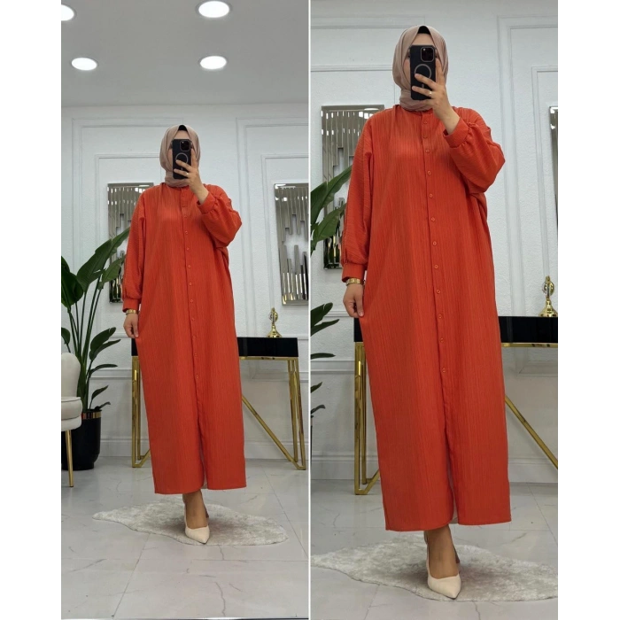 Al Butik | Modern ve Zarif Bürümcük Keten Elbise