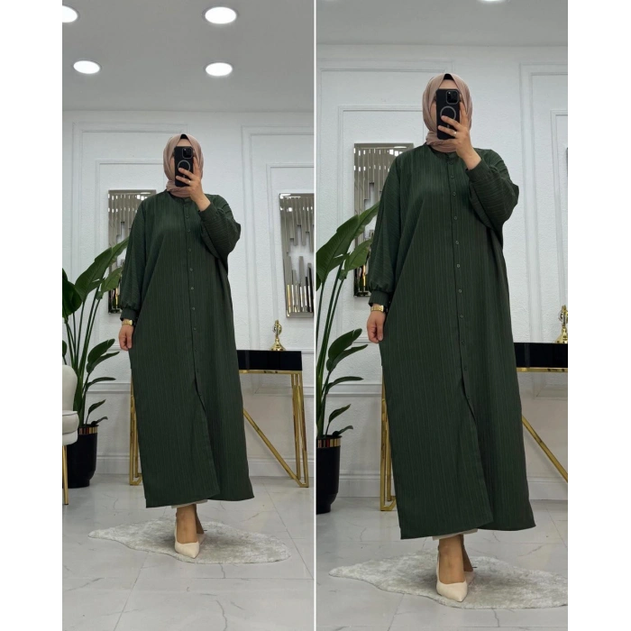 Al Butik | Modern ve Zarif Bürümcük Keten Elbise
