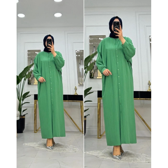 Al Butik | Modern ve Zarif Bürümcük Keten Elbise