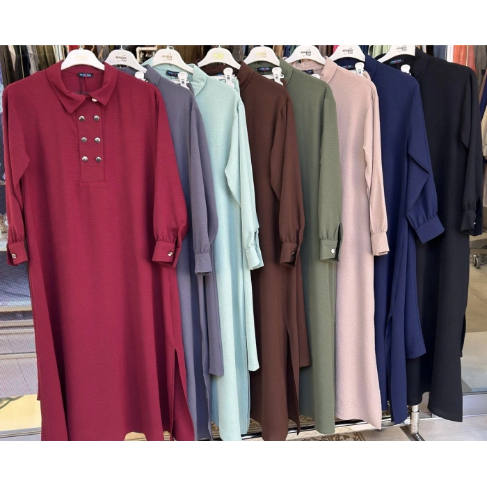 AL Butik | Ayrobin Kumaş Pantolonlu Salaş Takım Modeli