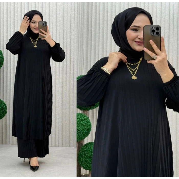 AL Butik | Birinci Sınıf Sendy Kumaş Tesettür Takım-Yeni Sezon
