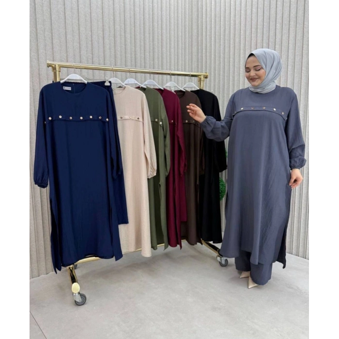 AL Butik | Birinci Kalite Çilek Kumaş Takım - Yeni Sezon