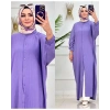 Al Butik | Modern ve Zarif Bürümcük Keten Elbise