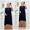 AL Butik | Yeni Sezon Pliseli Ayrobin Elbise Yeni Sezon