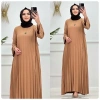 AL Butik | Pliseli Ayrobin Oversize Elbise Modelleri Yeni Sezon