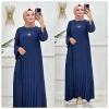 AL Butik | Pliseli Ayrobin Oversize Elbise Modelleri Yeni Sezon