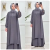 AL Butik | Önü Kısa Arkası Uzun Salaş Ayrobin Pantolonlu Takım- Yeni Sezon