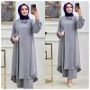 AL Butik | Kaliteli Oversize Ayrobin Kumaş İkili Tesettür Takım
