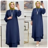 AL Butik | Kaliteli Oversize Ayrobin Kumaş İkili Tesettür Takım